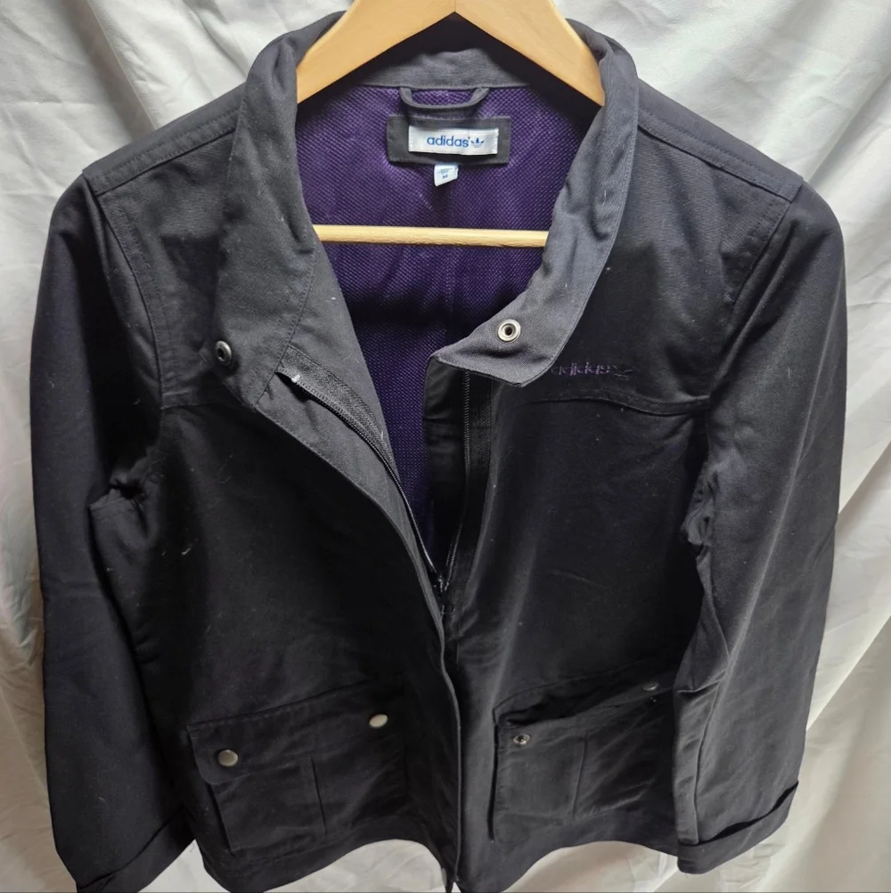 π₯ VINTAGE ADIDAS Zip-Up Jacket β Womenβs Medium π₯ - Picture 1 of 6